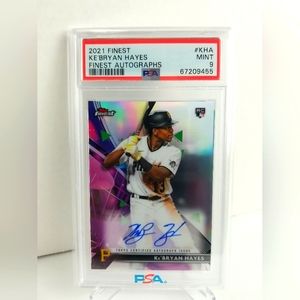 2021 Ke'Bryan Hayes RC Auto Topps Finest #KHA - PSA 9 MINT